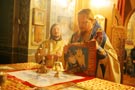 увеличить